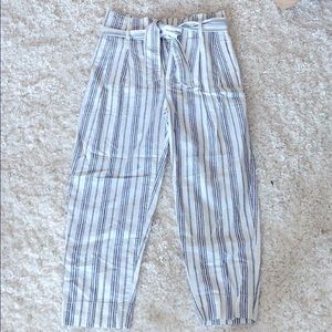 Cropped high waisted Madewell pants